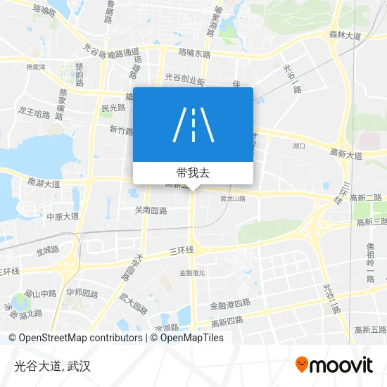 光谷大道地图