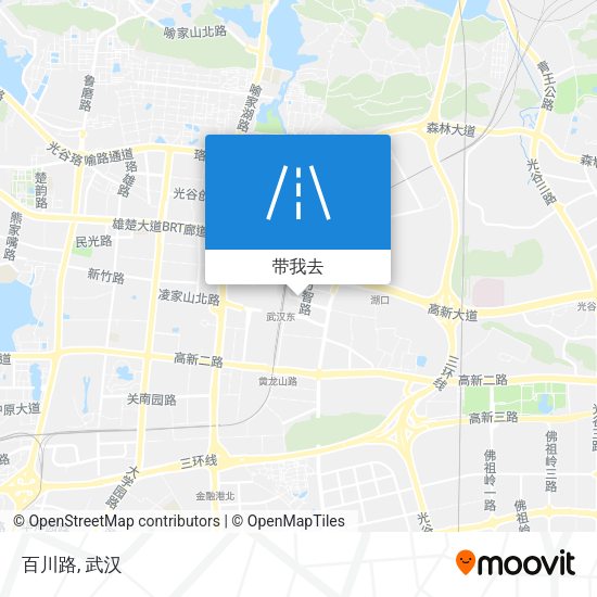 百川路地图