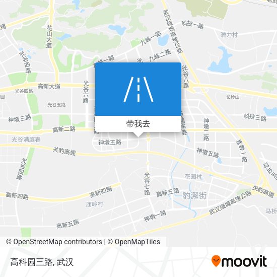 高科园三路地图