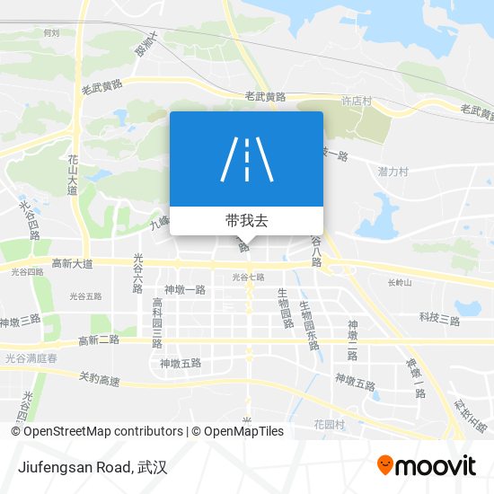 Jiufengsan Road地图