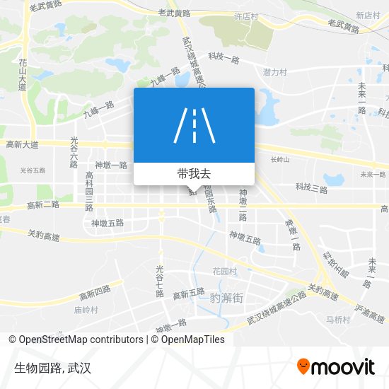 生物园路地图