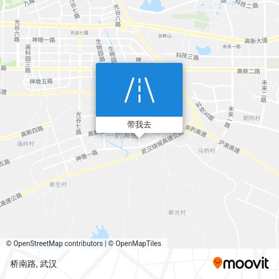 桥南路地图