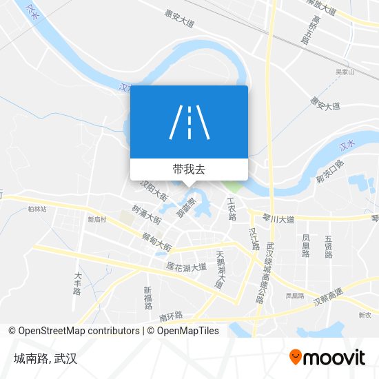 城南路地图