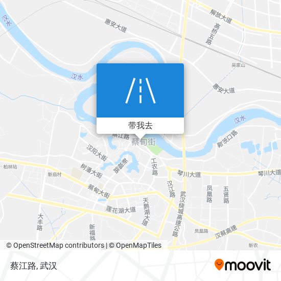 蔡江路地图