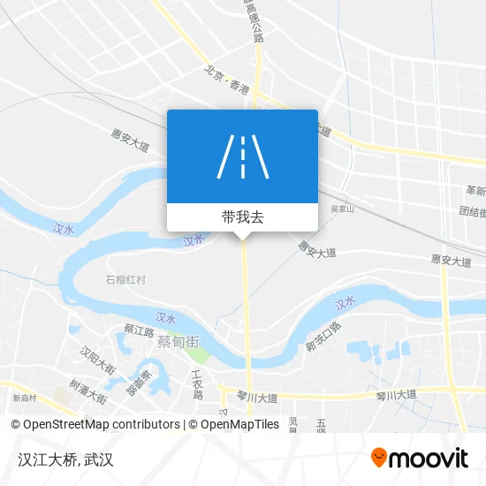 汉江大桥地图
