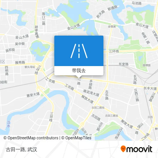 古田一路地图