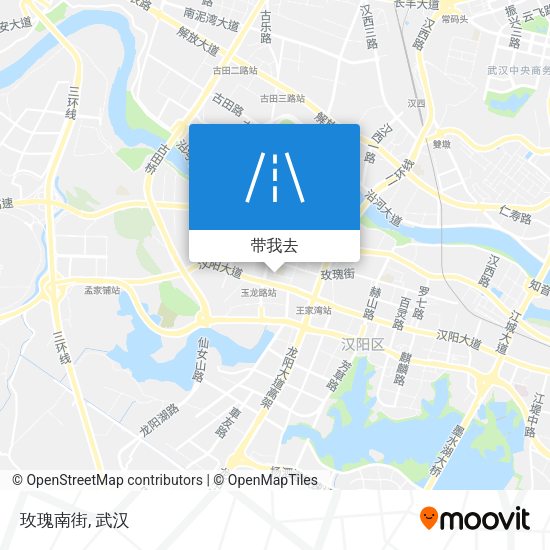 玫瑰南街地图