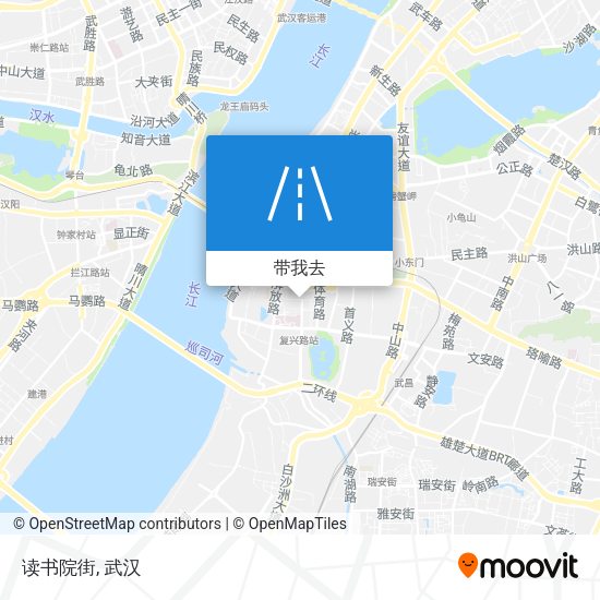 读书院街地图