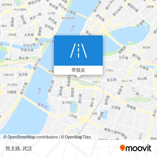 民主路地图