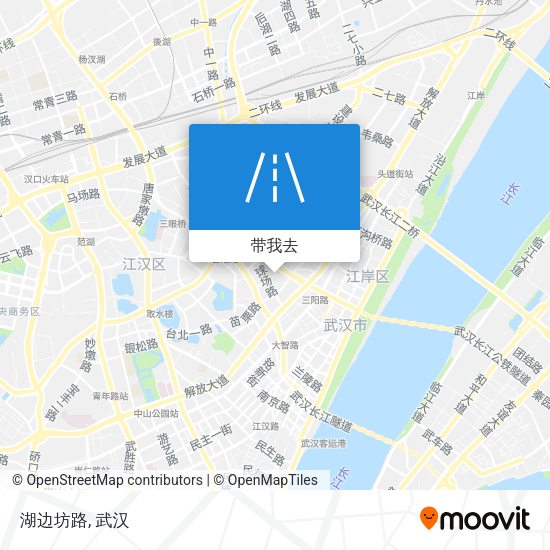 湖边坊路地图