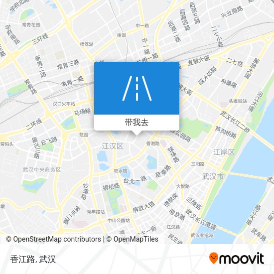 香江路地图
