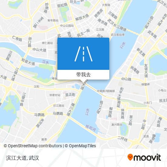 滨江大道地图