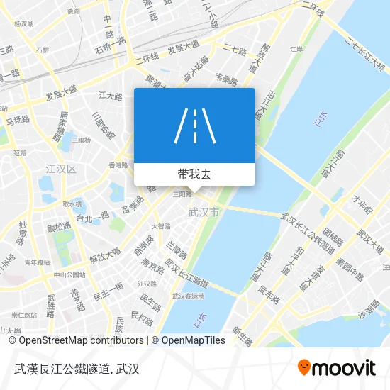 武漢長江公鐵隧道地图