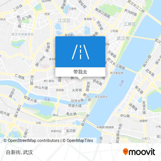 自新街地图
