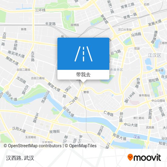 汉西路地图