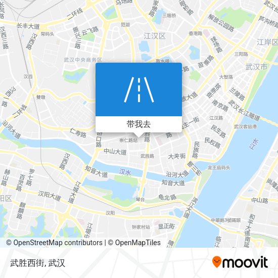 武胜西街地图