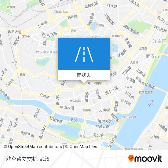 航空路立交桥地图