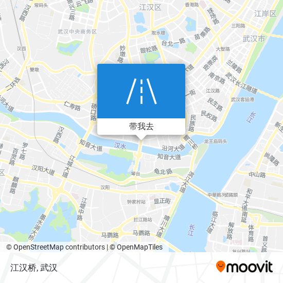 江汉桥地图