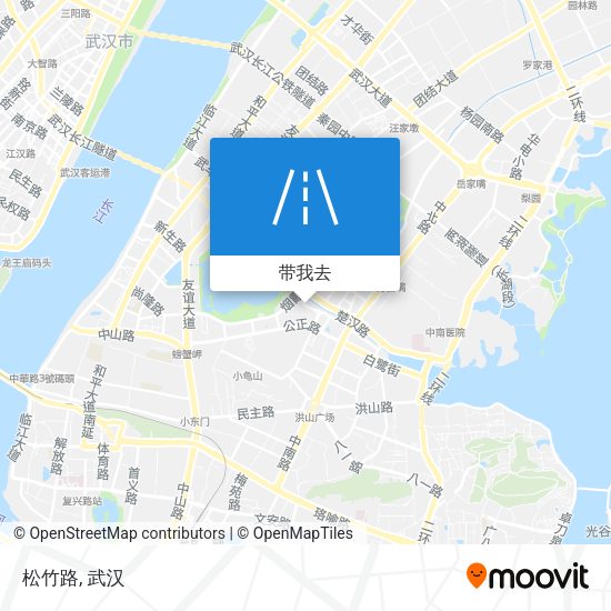 松竹路地图