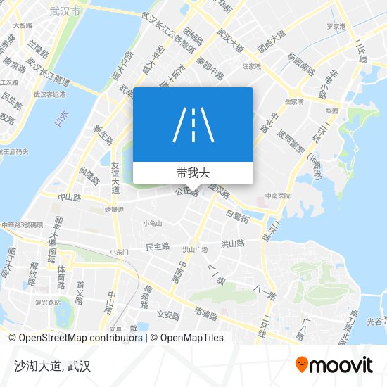 沙湖大道地图