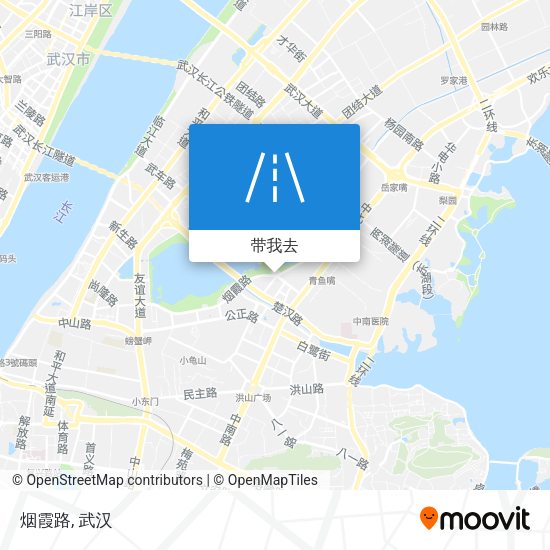 烟霞路地图