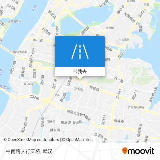 中南路人行天桥地图