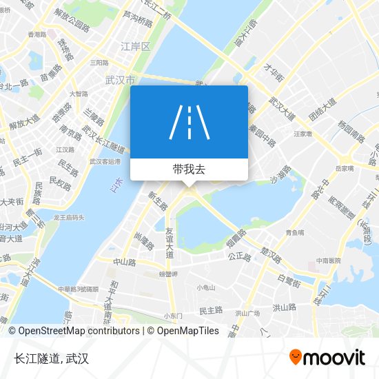 长江隧道地图