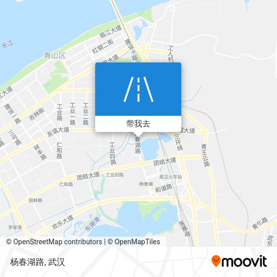 杨春湖路地图