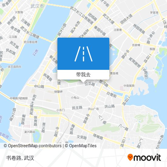 书卷路地图