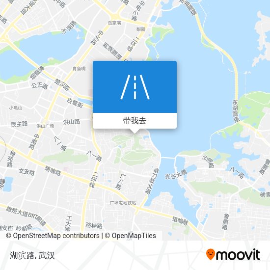湖滨路地图