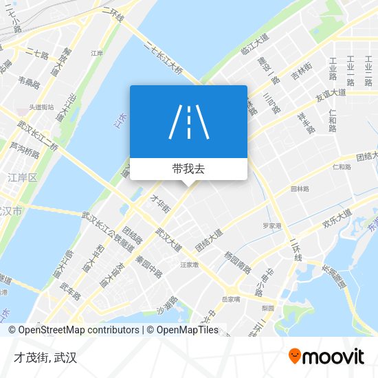 才茂街地图