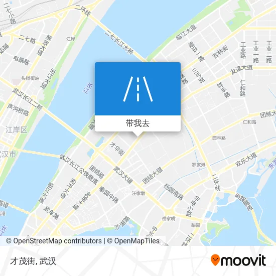 才茂街地图