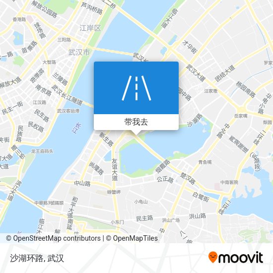 沙湖环路地图