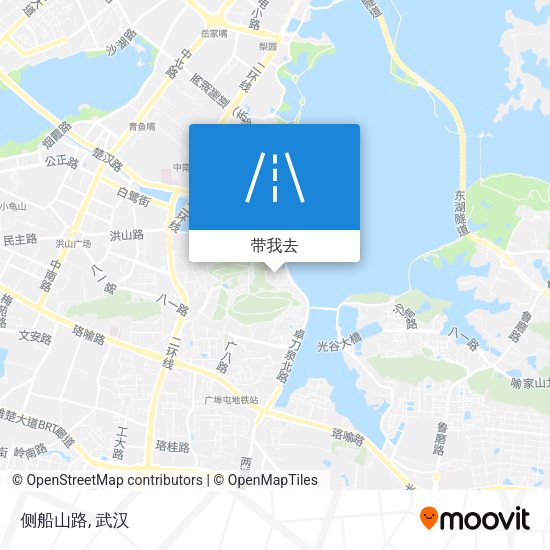 侧船山路地图