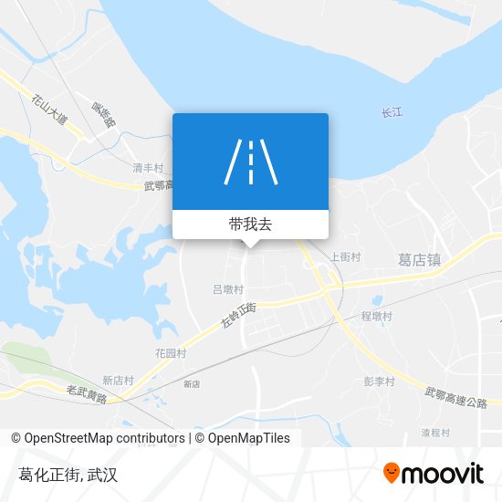 葛化正街地图