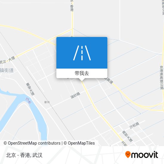 北京 - 香港地图
