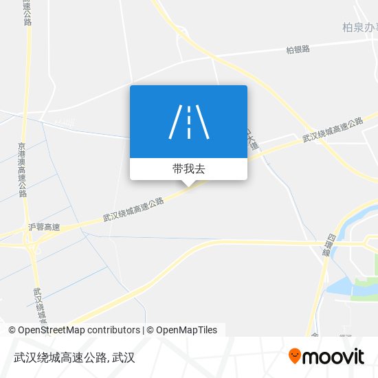 武汉绕城高速公路地图