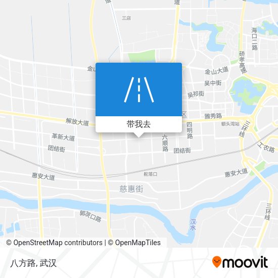 八方路地图