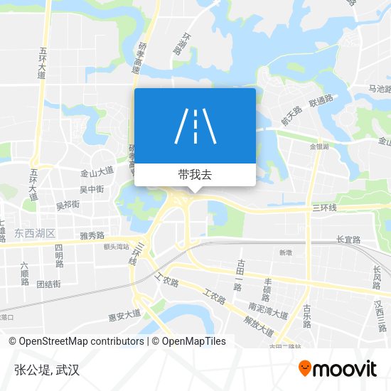 张公堤地图
