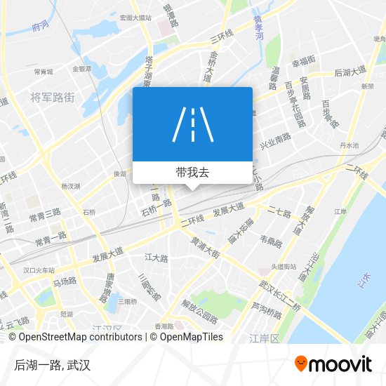 后湖一路地图