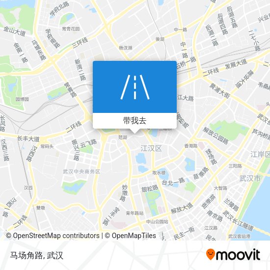 马场角路地图