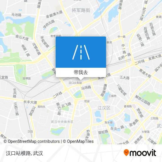 汉口站横路地图