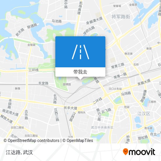 江达路地图