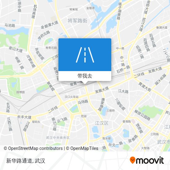 新华路通道地图