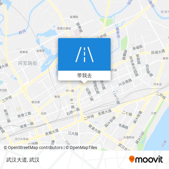 武汉大道地图