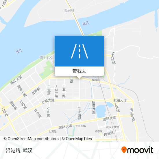 沿港路地图
