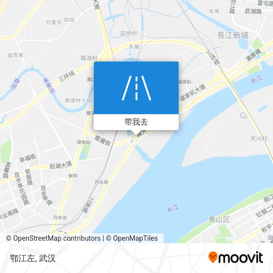 鄂江左地图