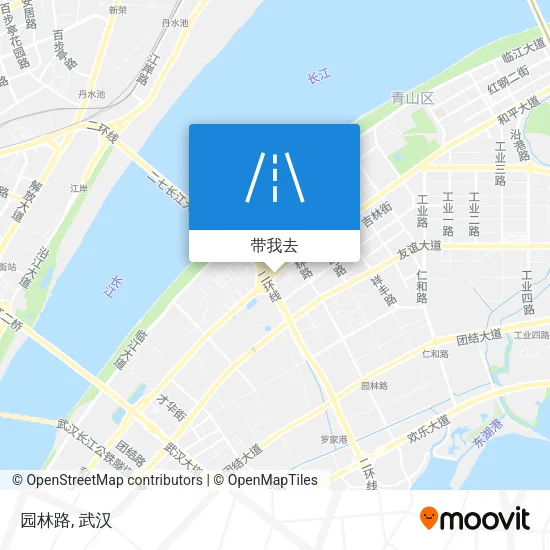 园林路地图