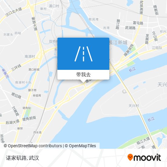 谌家矶路地图