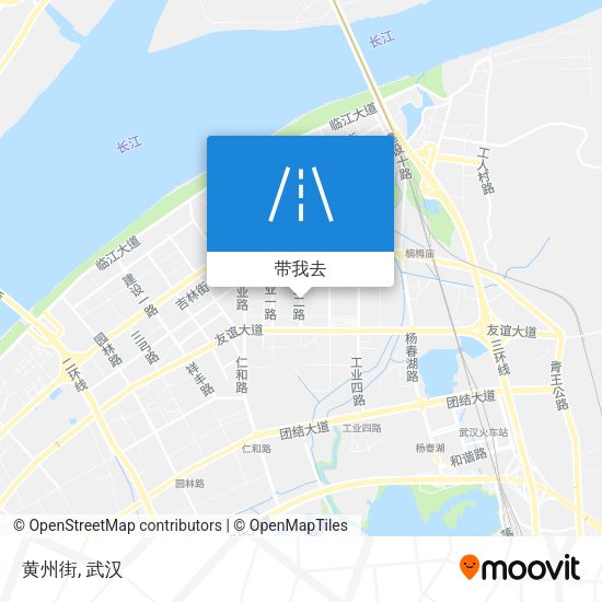 黄州街地图